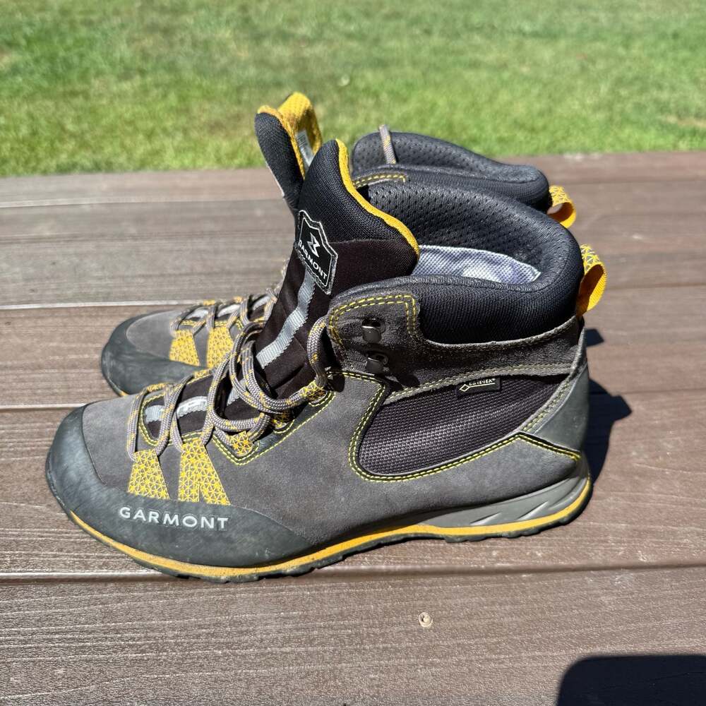 Garmont Vetta GTX Hiking Boots Gray Yellow Men's Size US 9 / EU 42